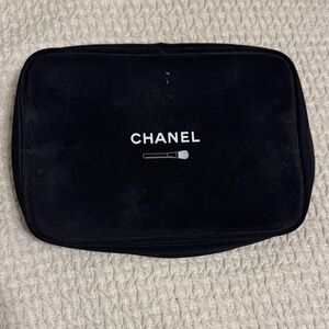 CHANEL Black Cosmetic Pouch